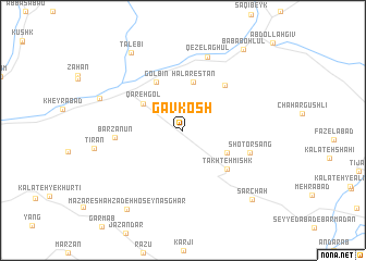 map of Gāvkosh