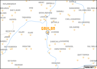 map of Gavlān