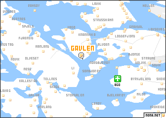 map of Gavlen