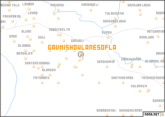 map of Gāvmīsh Owlan-e Soflá