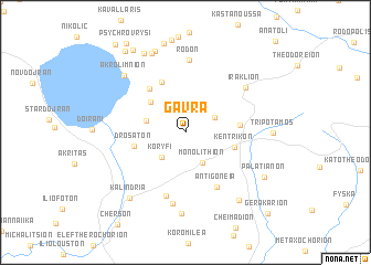 map of Gávra