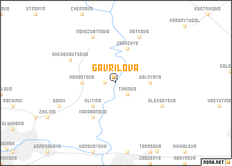 map of Gavrilova