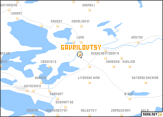 map of Gavrilovtsy