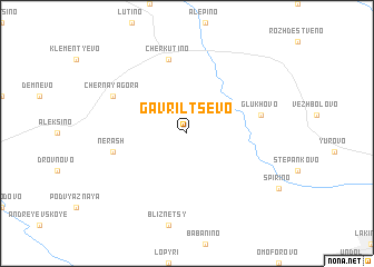 map of Gavril\