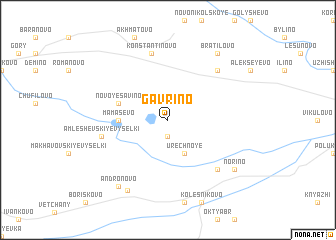 map of Gavrino