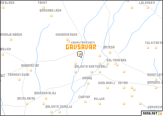 map of Gāv Savār