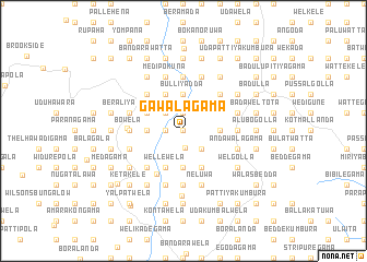 map of Gawalagama