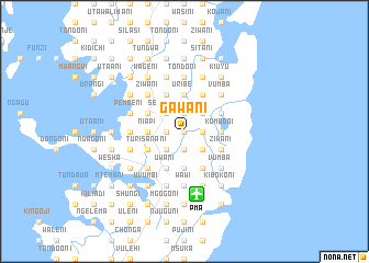 map of Gawani