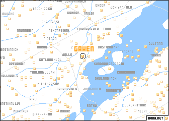 map of Gawen