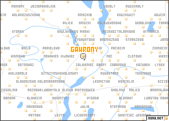 map of Gawrony