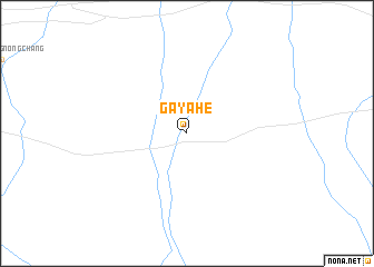 map of Gayahe
