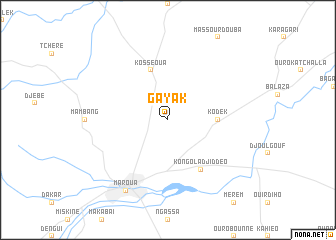 map of Gayak