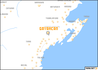 map of Gayamcan