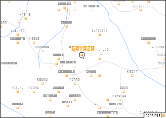 map of Gayaza