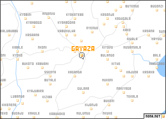 map of Gayaza