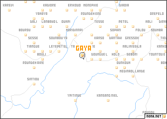 map of Gaya