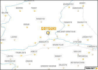 map of Gayduki