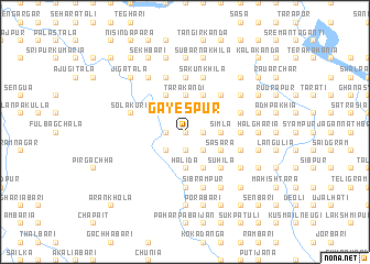 map of Gayespur