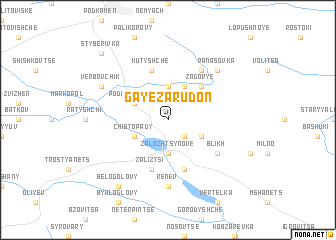 map of Gaye za Rudon