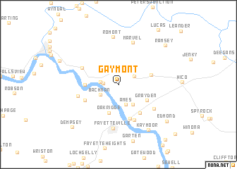 map of Gaymont