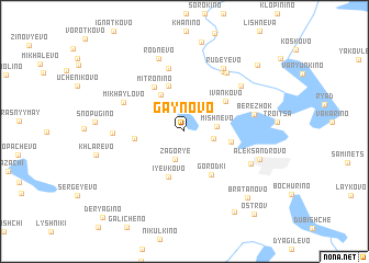 map of Gaynovo