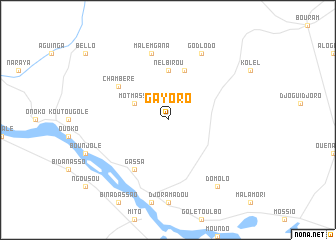 map of Gayoro