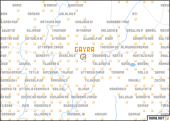 map of Gayra