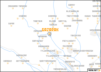 map of Gazarak