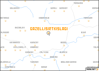 map of Gazellisırtkışlağı