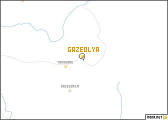 map of Gāz-e ‘Olyā