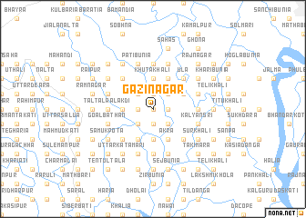 map of Gāzinagar