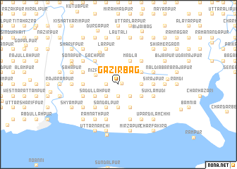 map of Gazirbāg