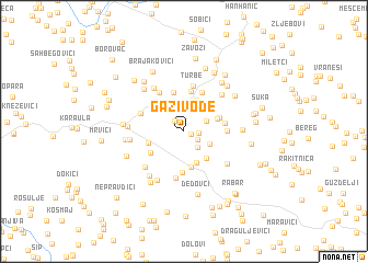 map of Gazivode