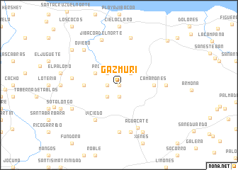 map of Gazmuri