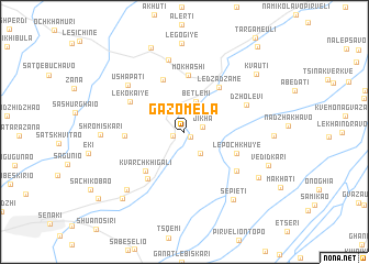 map of Gazomela