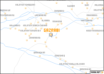 map of Gazrābī