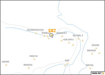 map of Gaz