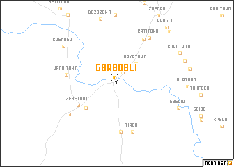 map of Gbabobli