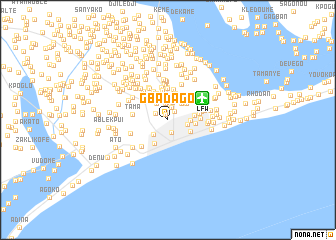 map of Gbadago