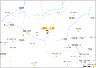 map of Gbadewi