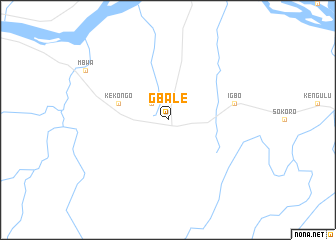 map of Gbale