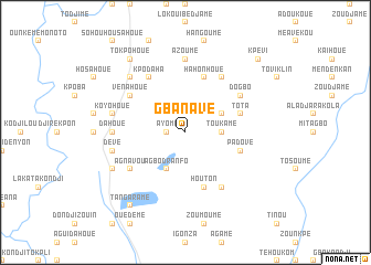 map of Gbanavé