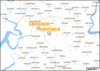 map of Gbangbaia