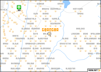 map of Gbangba