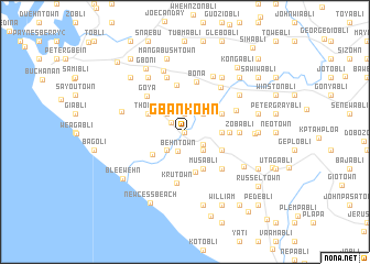 map of Gbankohn