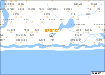 map of Gbanko