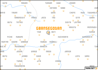 map of Gbansegodan