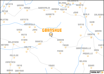 map of Gbanshue