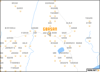 map of Gbasan