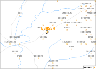 map of Gbassa